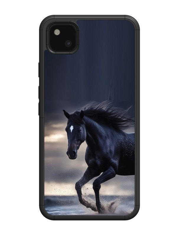 Google Pixel 4 xl black-horse-animal