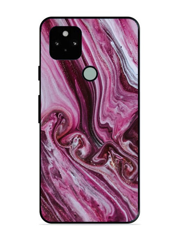 Google Pixel 5 Pink Flood Marble
