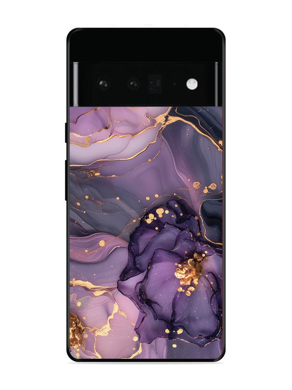 Google Pixel 6 Pro Royal Orchid Theme Marble