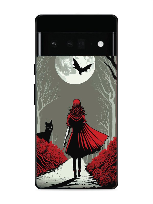 Google Pixel 6 Pro Scarlet Girl in Red Forest