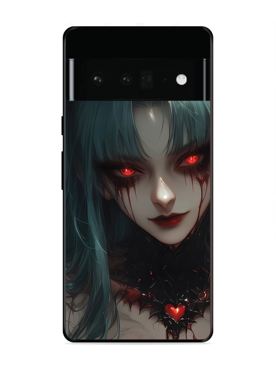 Google Pixel 6 Pro succubus-demon-anime-girl-red-eyes