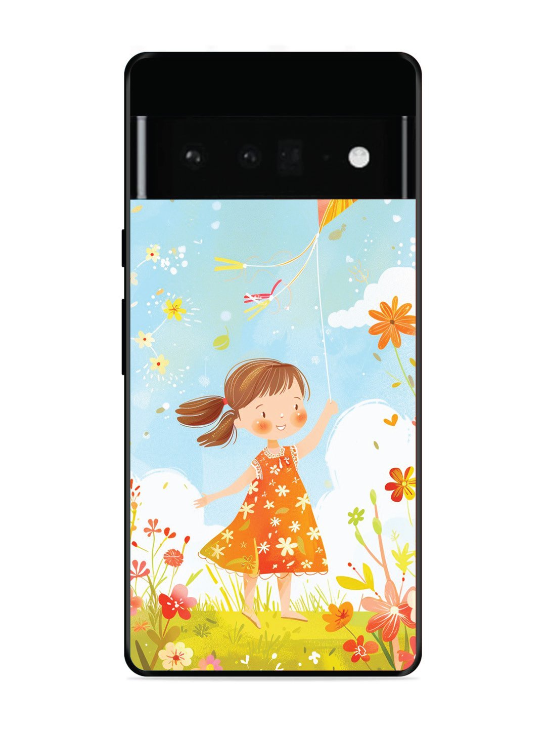 Google Pixel 6 Pro Little Girl Kite Flying