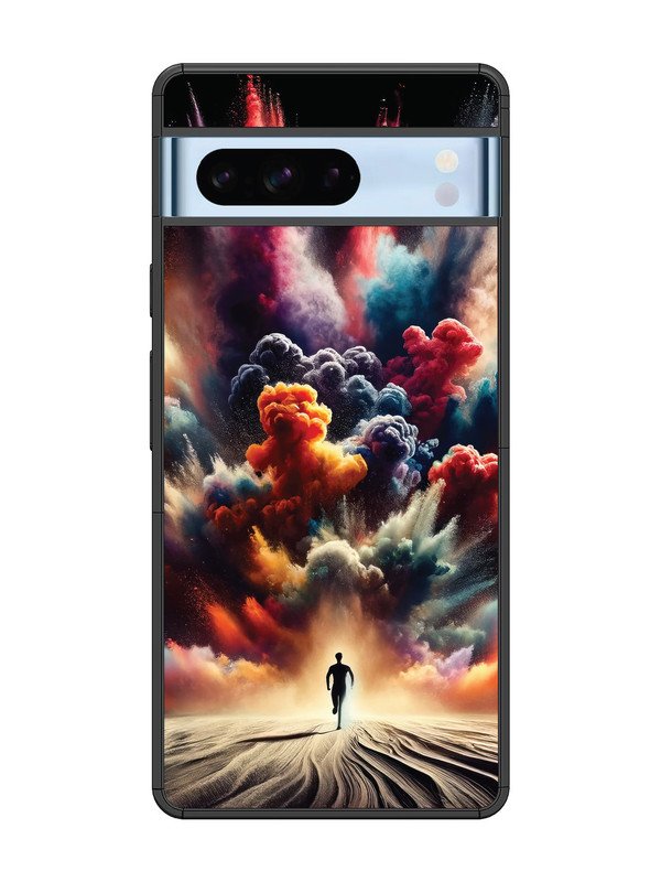 Google Pixel 8 Pro colorful-blast-explosion
