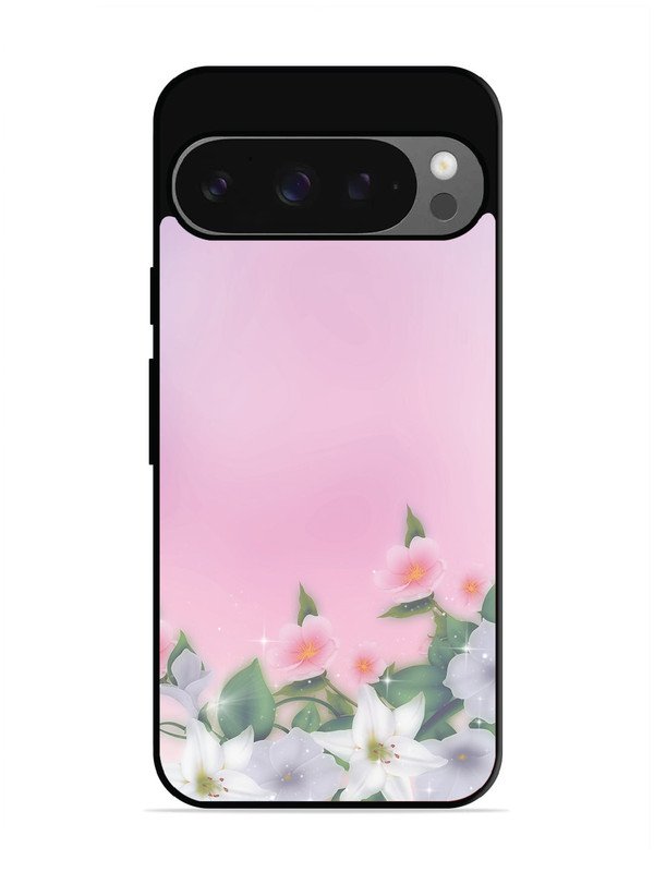 Google Pixel 9 Pink Floral Elegance
