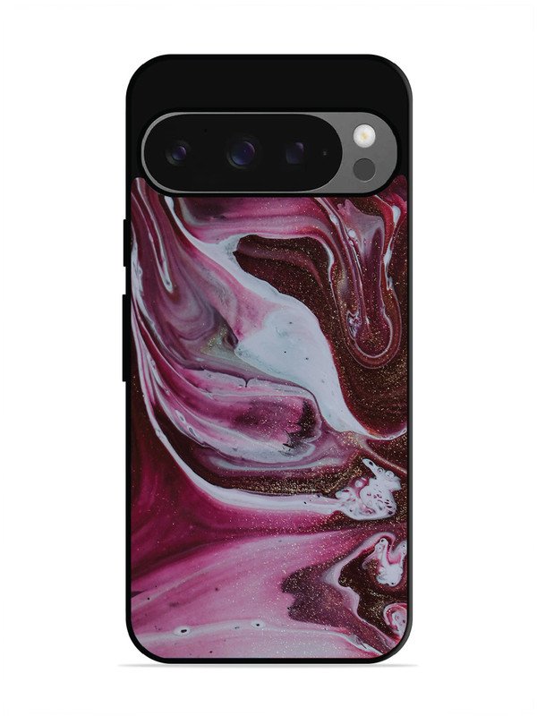 Google Pixel 9 Pink And Golden Marble
