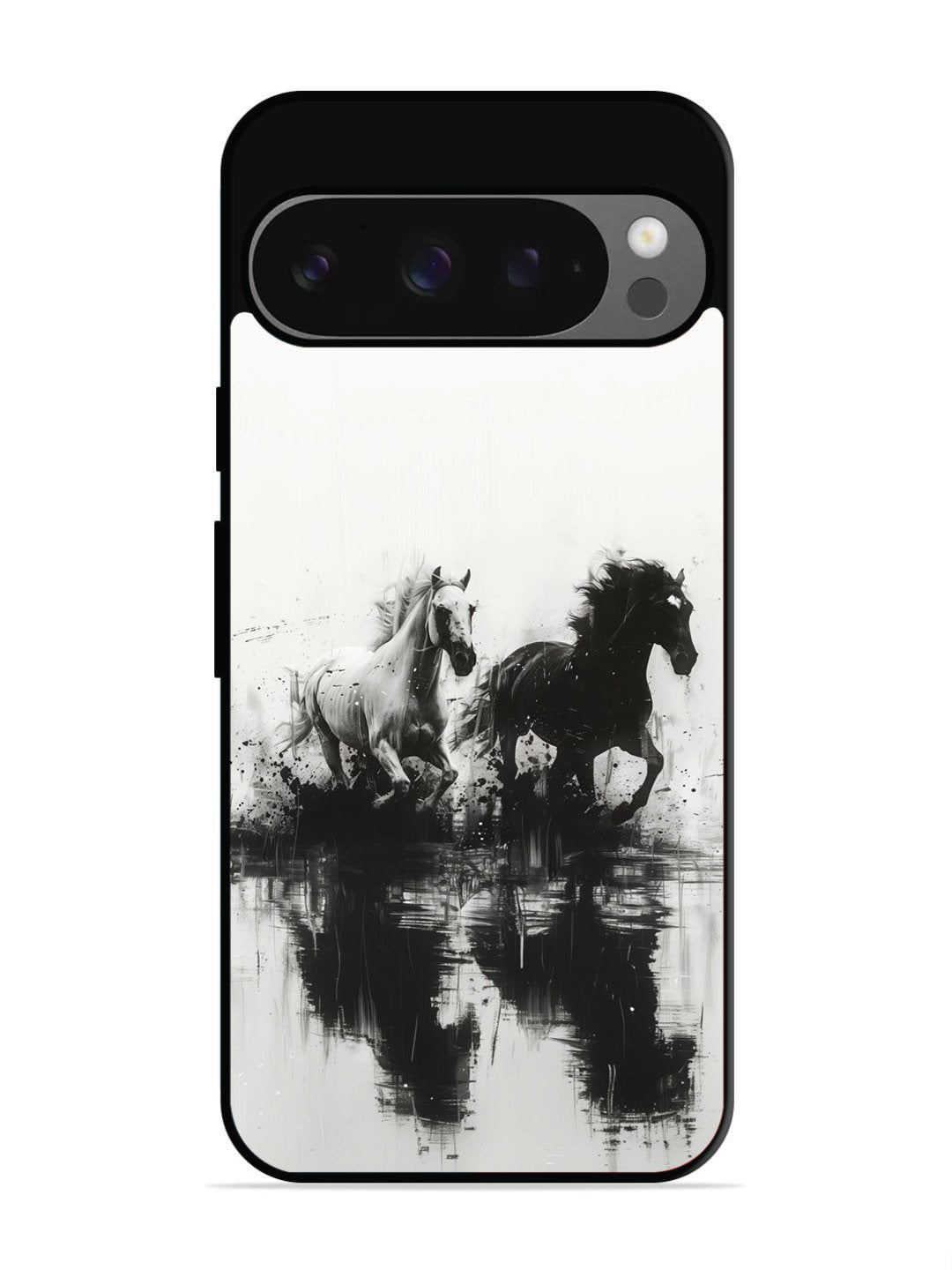 Google Pixel 9 Pro Black & White Horse
