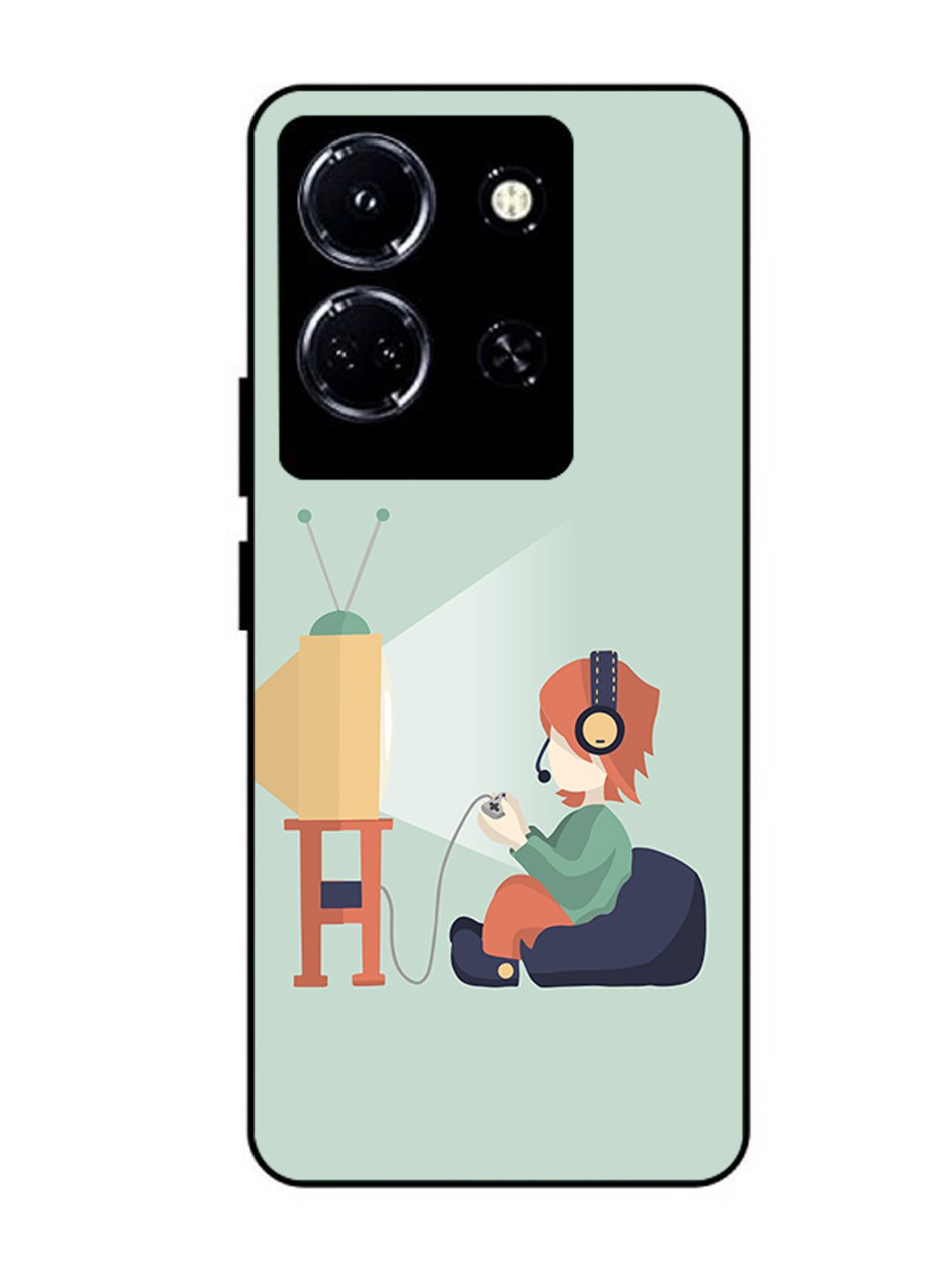 infinix note 30 5g Kid Playing Game