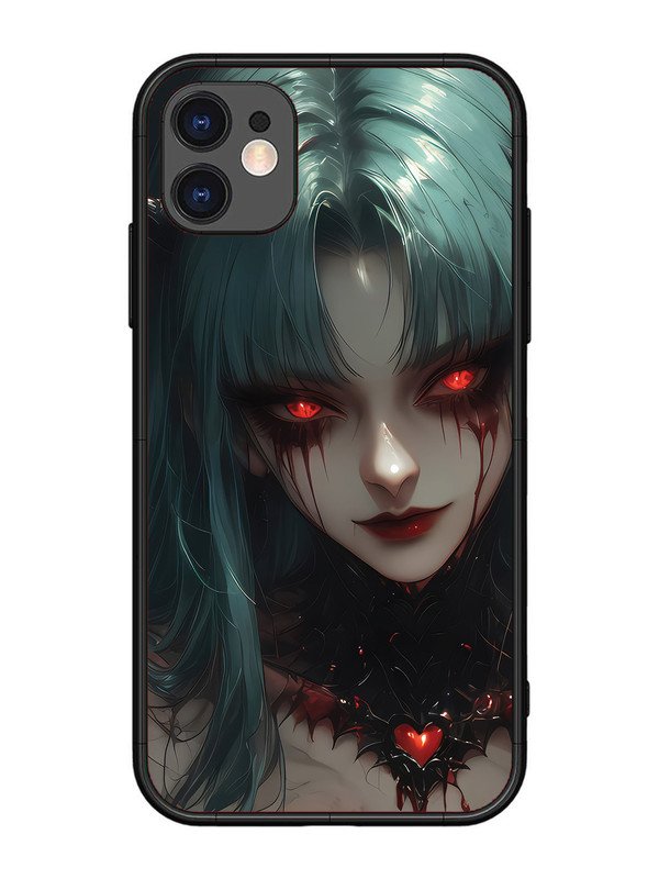 iPhone 11 succubus-demon-anime-girl-red-eyes
