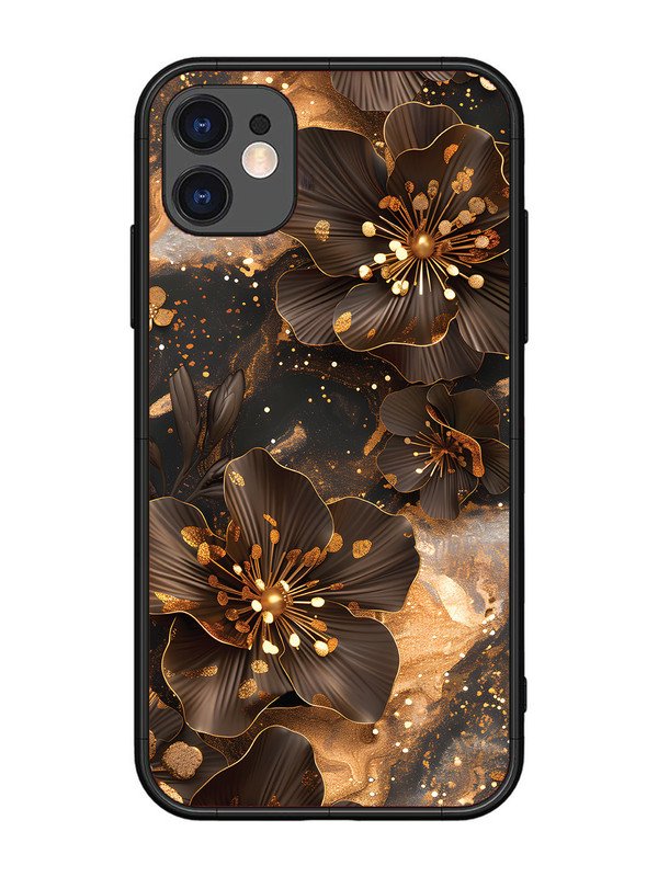 iPhone 11 Golden Flowars