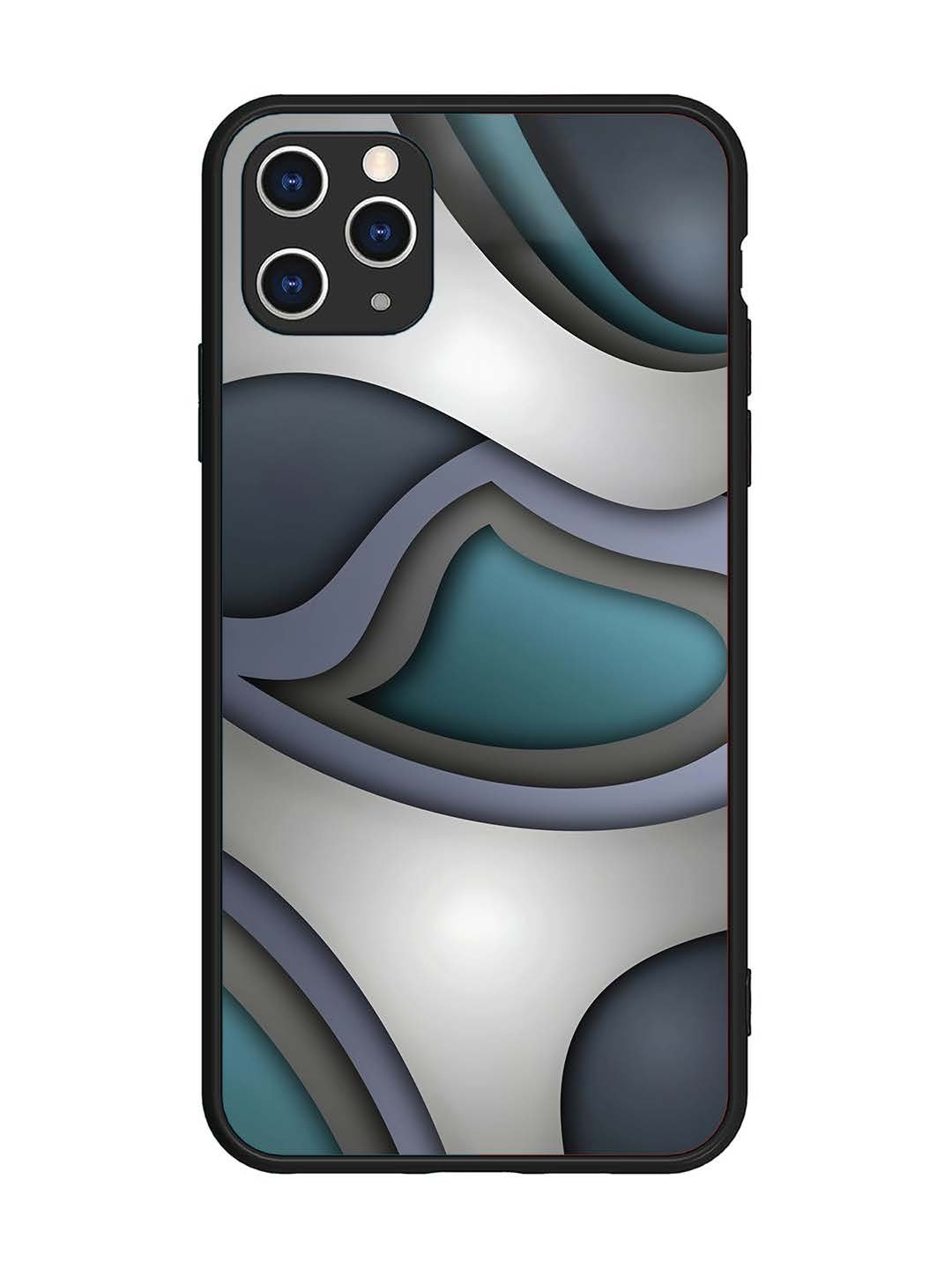 iPhone 11 Pro Max Slate Blue Gradient Wave