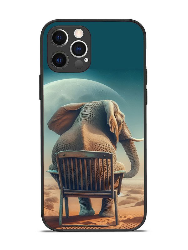 iPhone 12 Pro Baby Elephant om chair