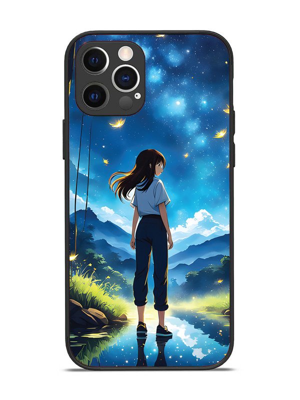 iPhone 12 Pro Girl In Beautiful Forest