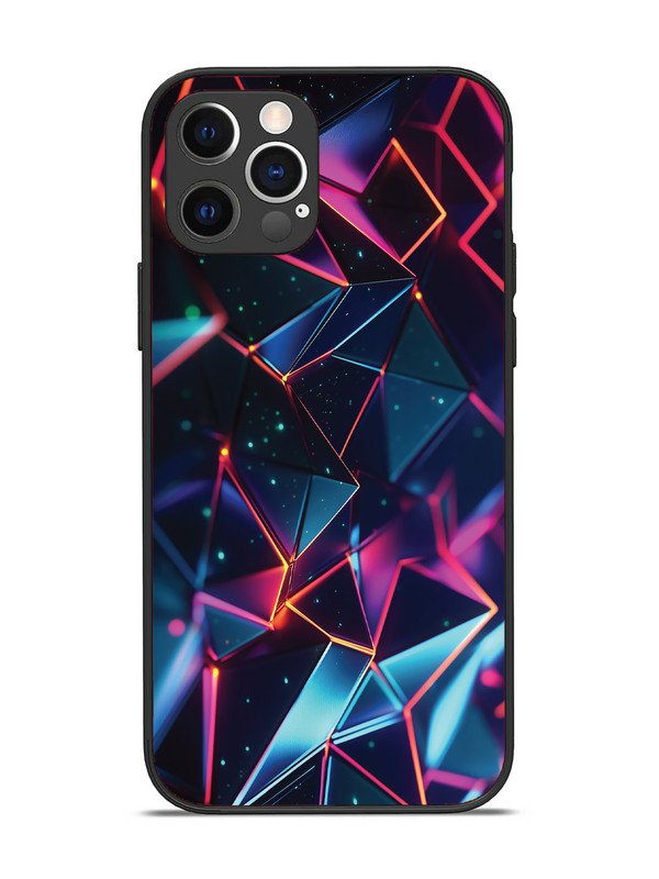 iPhone 12 Pro 3D Abstract Polygon