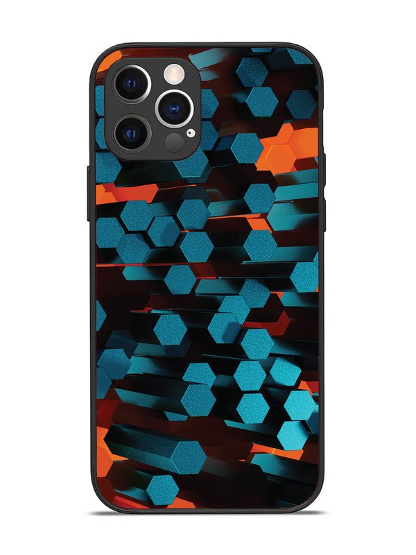 iPhone 12 Pro Hexagon 3D Abstract