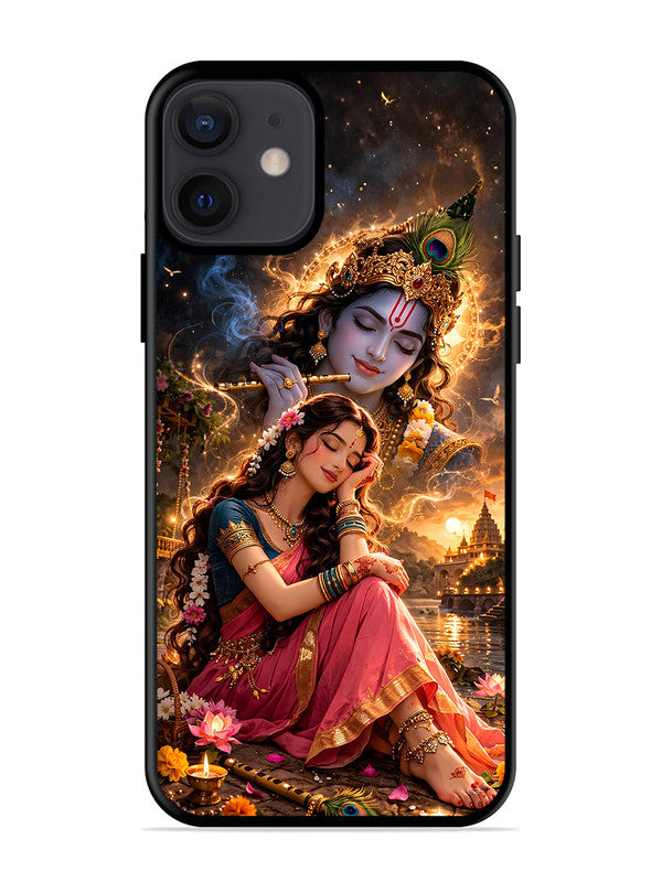iPhone 12 Mini | 2D Metal | Radha thinking of Krishna | IP-12MN-453