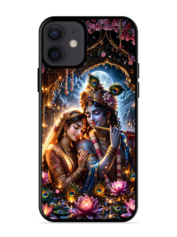 iPhone 12 Mini Radha Krishna Enjoying Flute 2