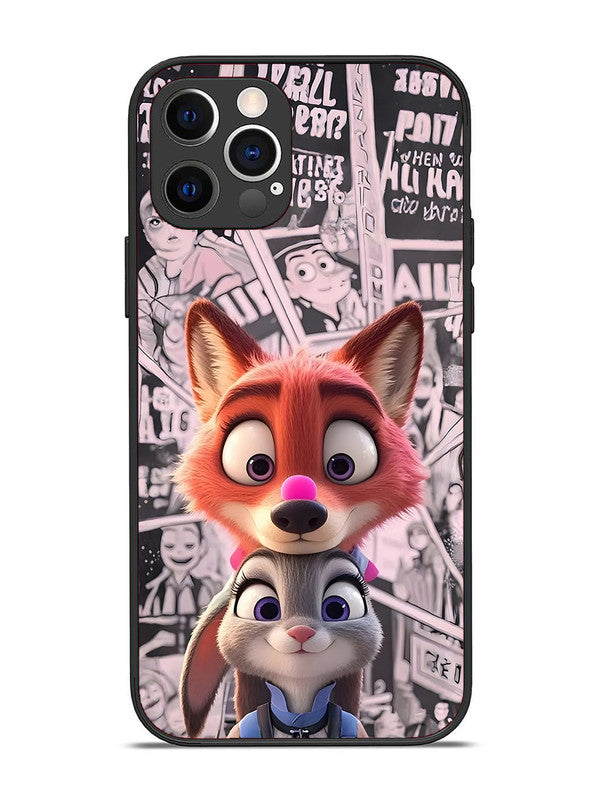 iPhone 12 Pro Cute Nick wilde and judy hopps 2