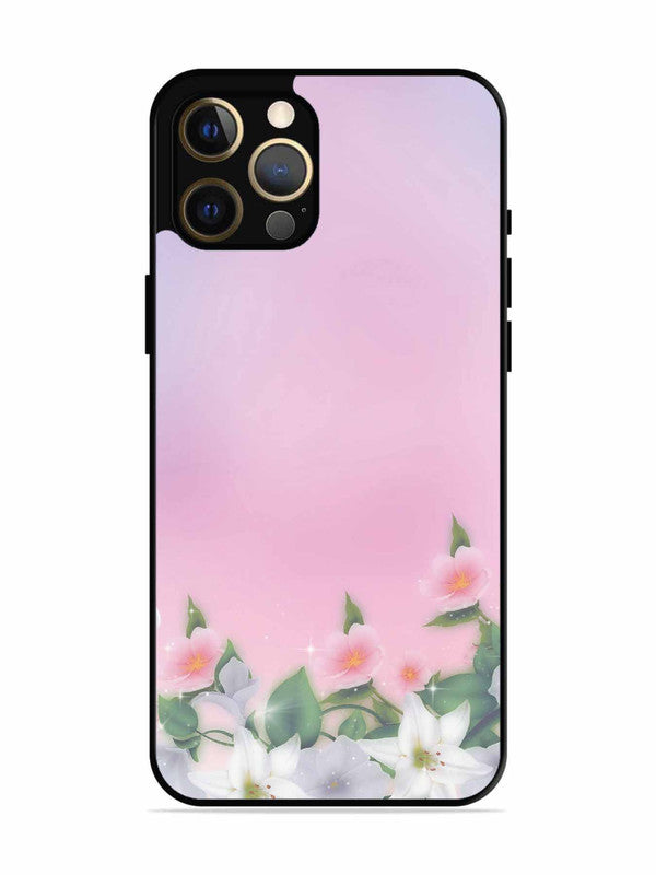 iPhone 12 Pro Max Pink Floral Elegance