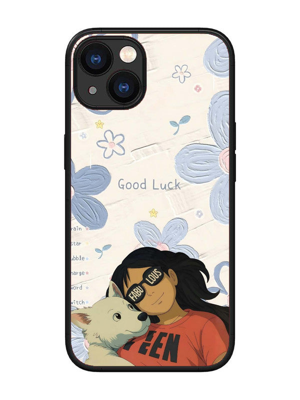 iPhone 13 | 2D Metal | Fabulous and Good Luck | IP-13-424