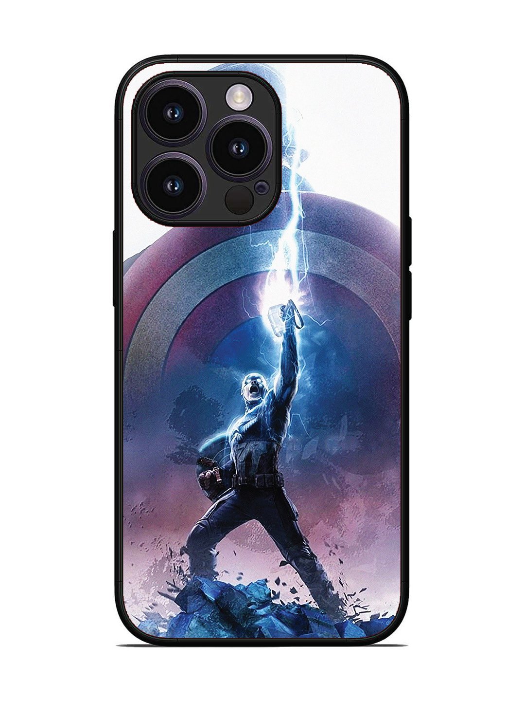 iPhone 13 Pro captain-america-thor-hammer-lightning