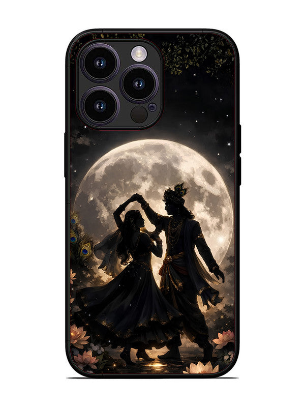 iPhone 13 Pro | 2D Metal | Where Souls Meet - Radha & Krishna | IP-13P-452