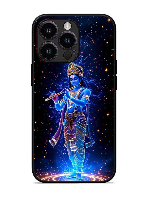 iPhone 13 Pro | 2D Metal | Krishna with Flute | IP-13P-455