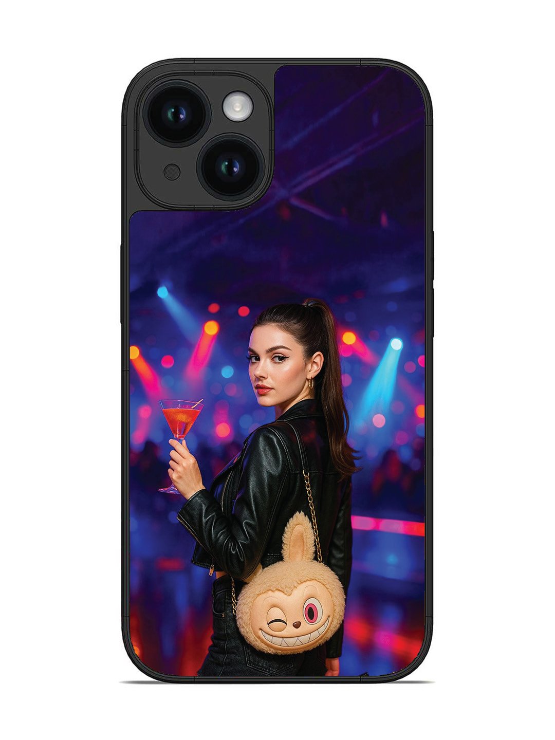 iPhone 15 Girl with Labubu Purs