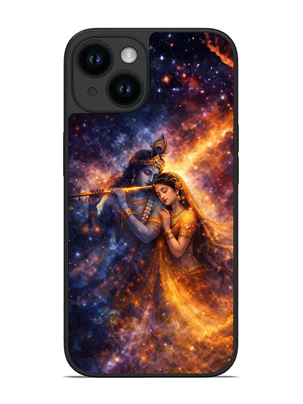 iPhone 14 | 2D Metal | Radha Krishna Dancing on Flute | IP-14-456