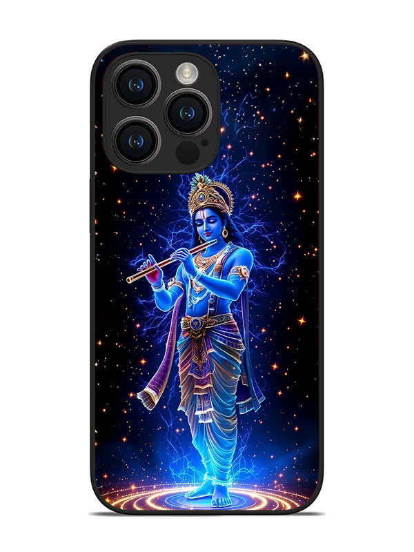 iPhone 14 Pro Max | 2D Metal | Krishna with Flute | IP-14PM-455