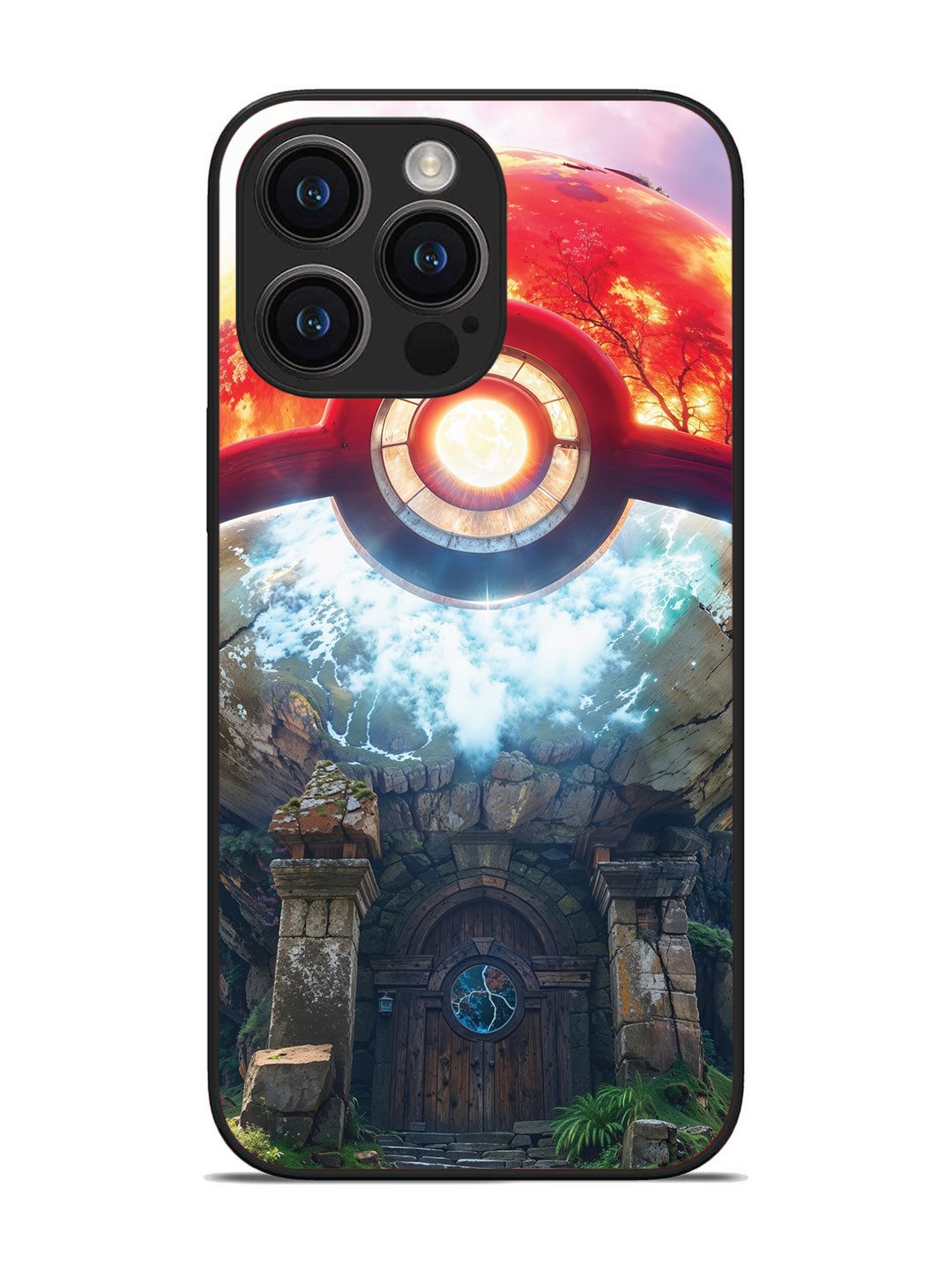 iPhone 14 pro max Cartoon-ball-house-anime
