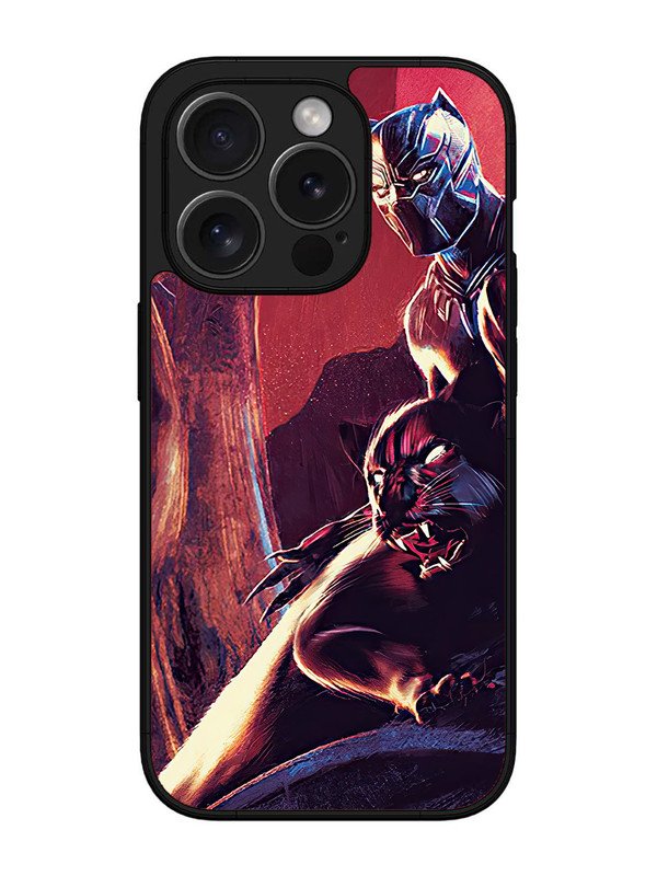 iPhone 15 pro black-panther-marvel-comics