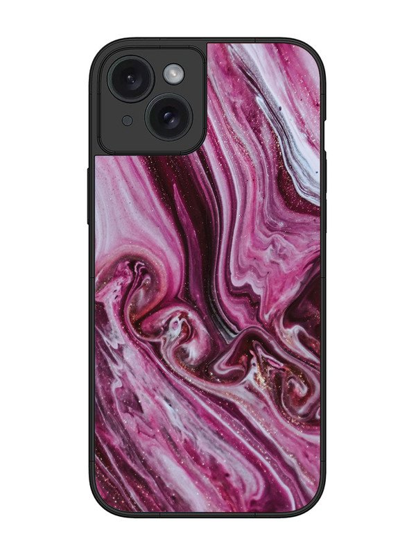 iPhone 15 Plus Pink Flood Marble