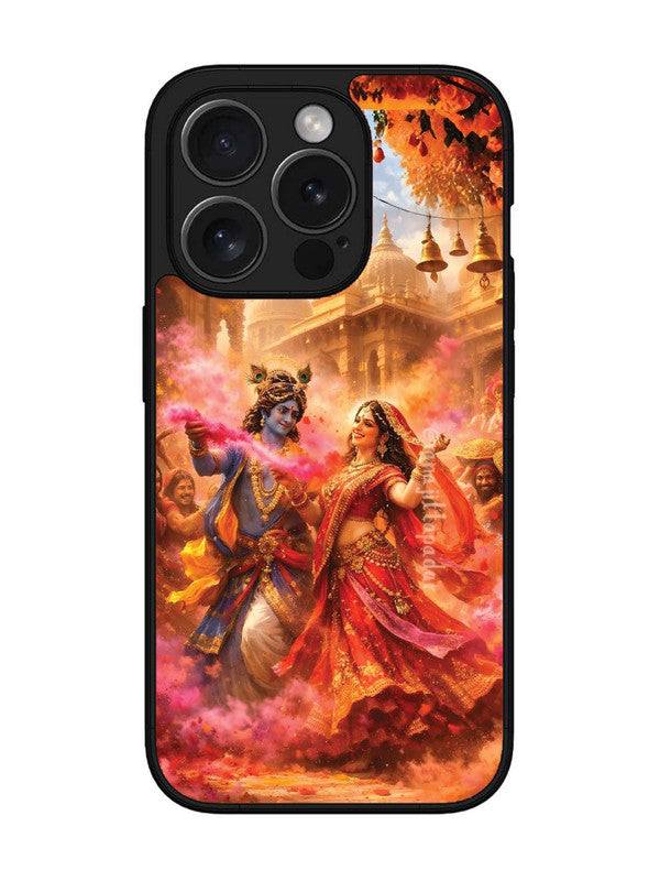 iPhone 15 Pro Radha Krishna Playing Holi