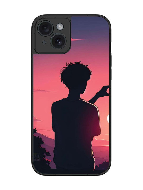 iPhone 15 Plus Love Heart with Hand Boy