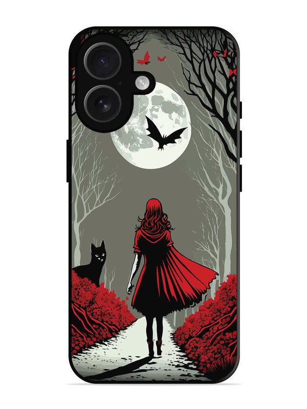 iPhone 16 Scarlet Girl in Red Forest