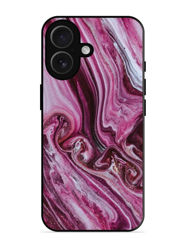 iPhone 16 Pink Flood Marble