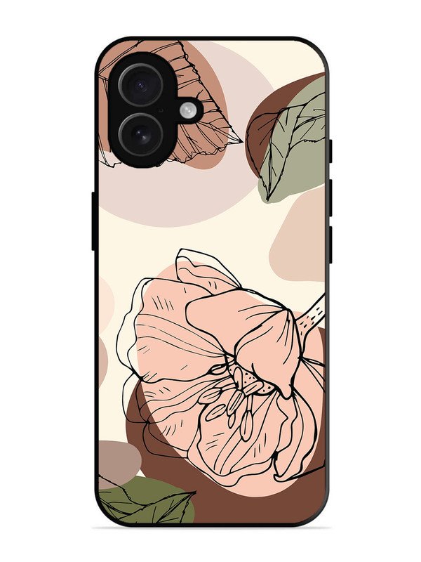 iPhone 16 Plus Floral Elegance, Portrait