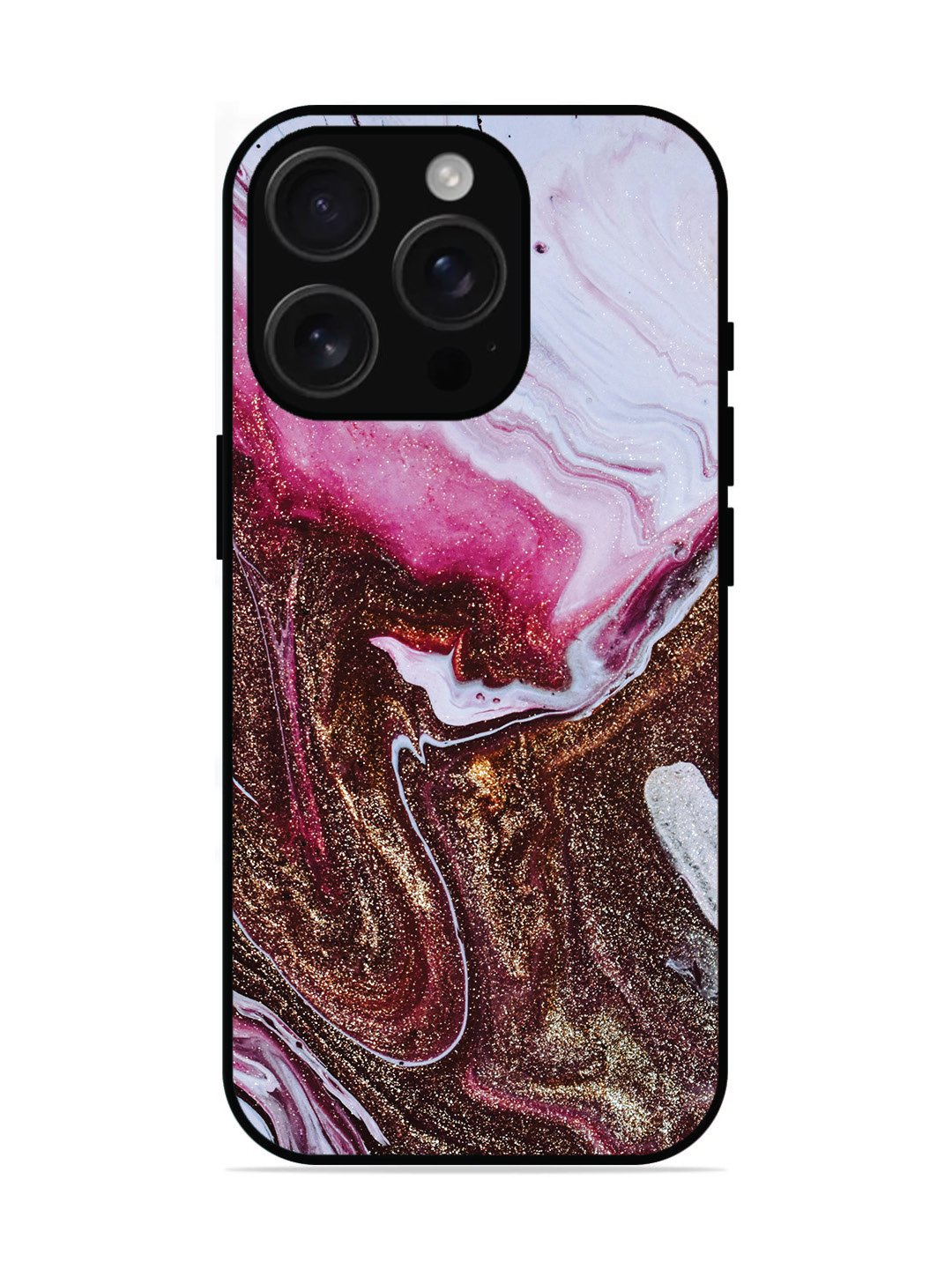 iPhone 16 Pro Elegant Rose & Gold Marble