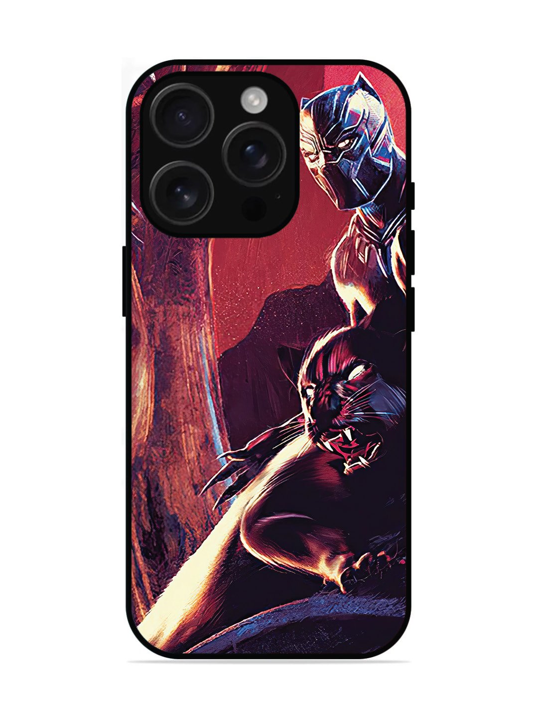 iPhone 16 Pro Fluid wave pattern Red