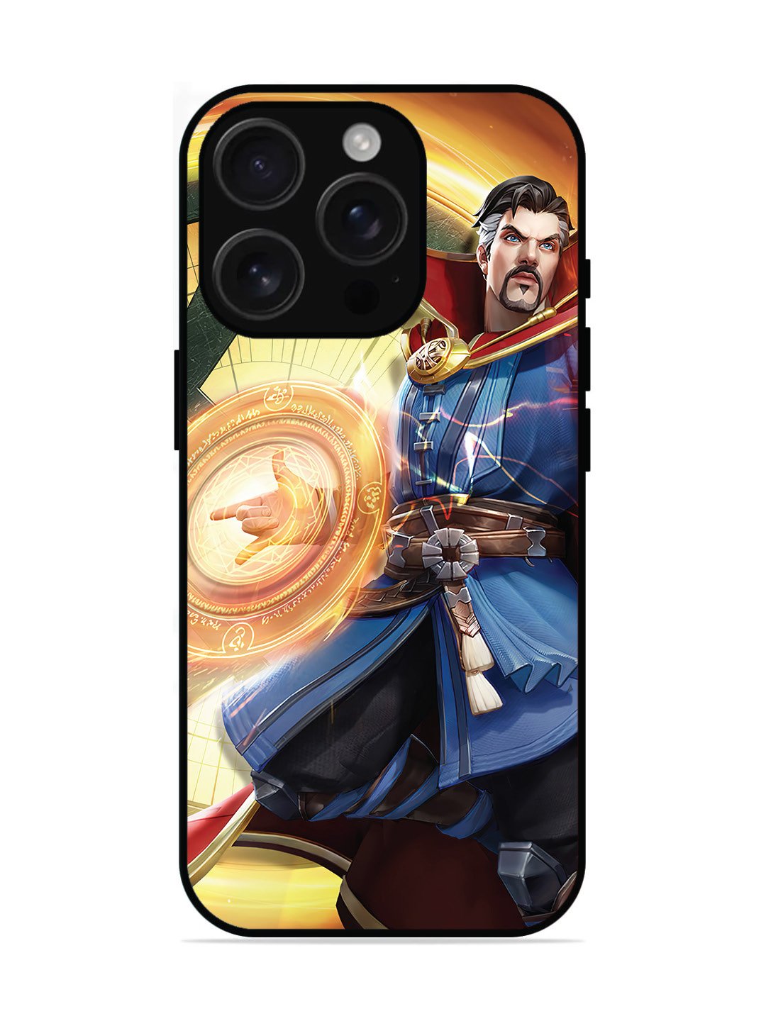 iPhone 16 Pro Vertical Stripes Deep Red