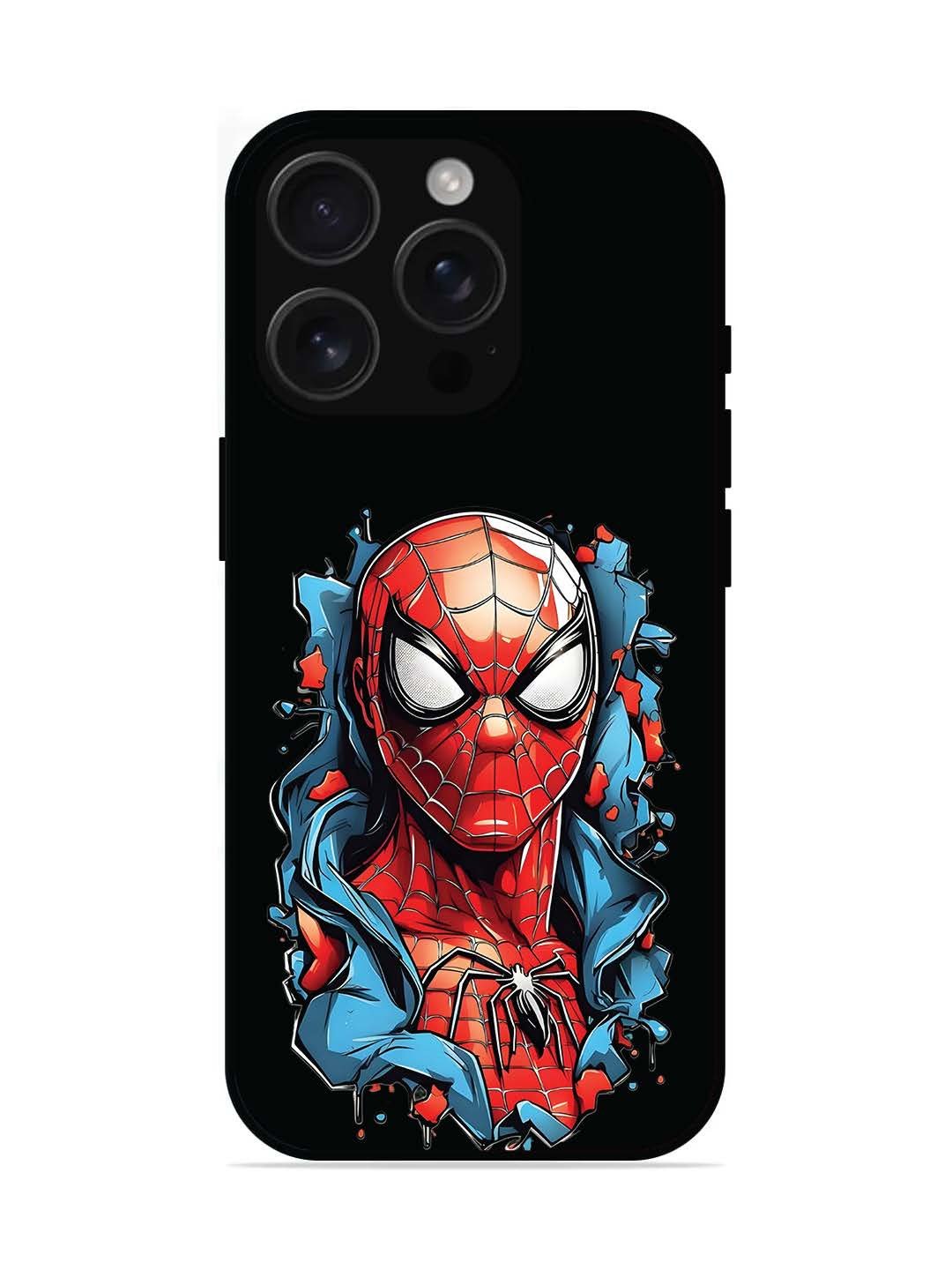 iPhone 16 pro Spider man street art style