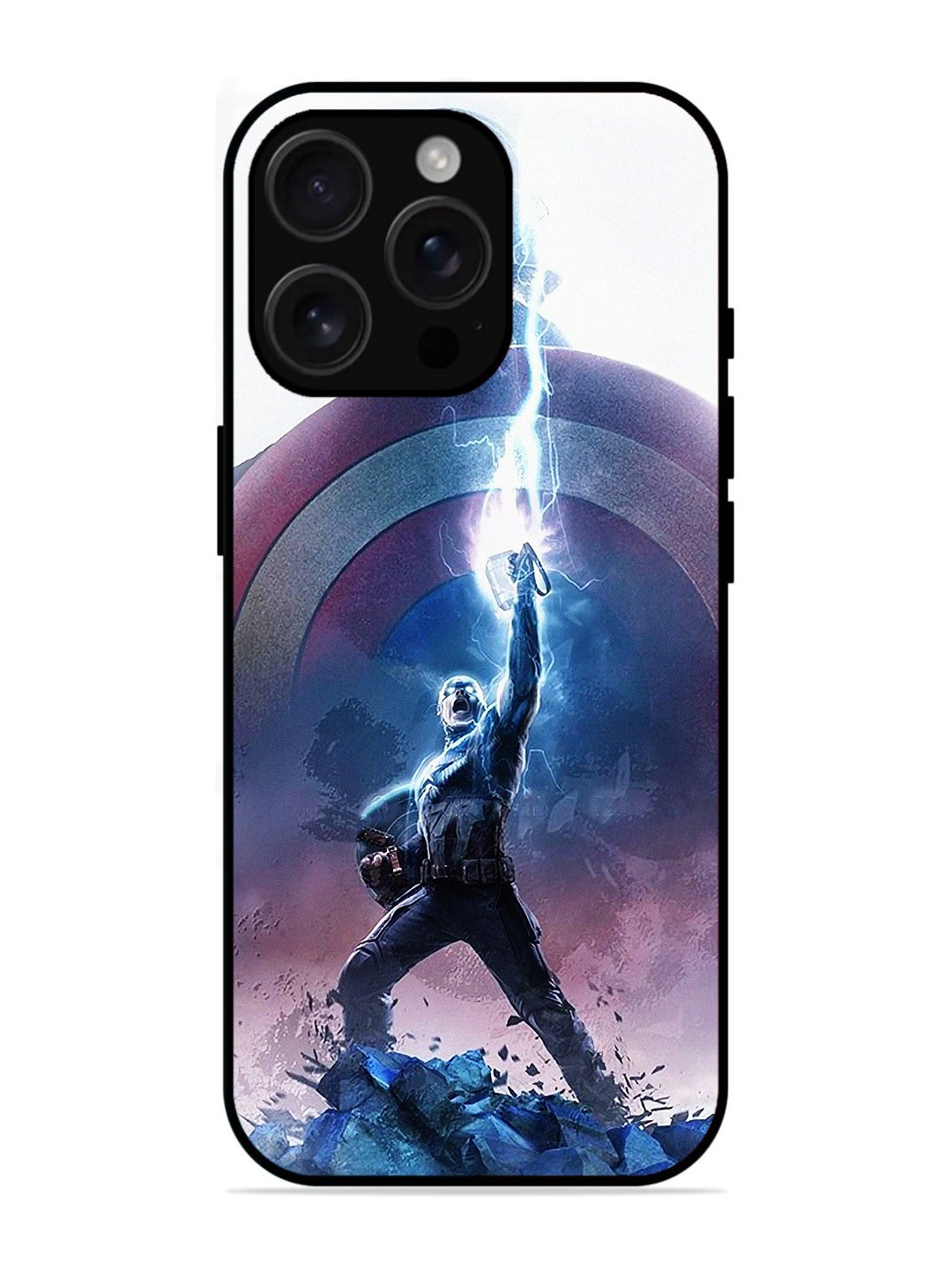 iPhone 16 pro max captain-america-thor-hammer-lightning