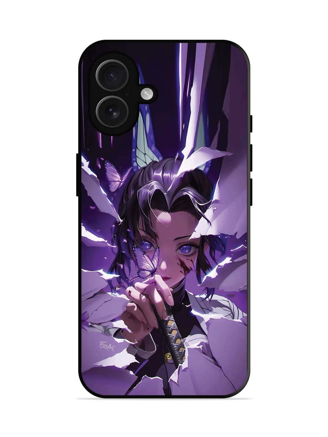 iPhone 16 plus Purple Butterfly Hashira