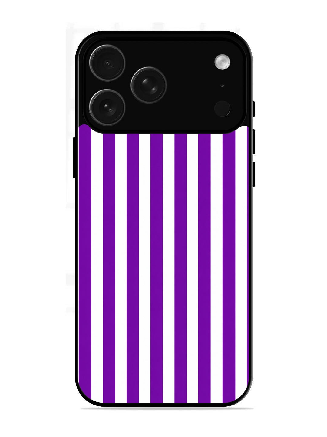 iPhone 17 Pro Vertical Stripes Vivid Purple