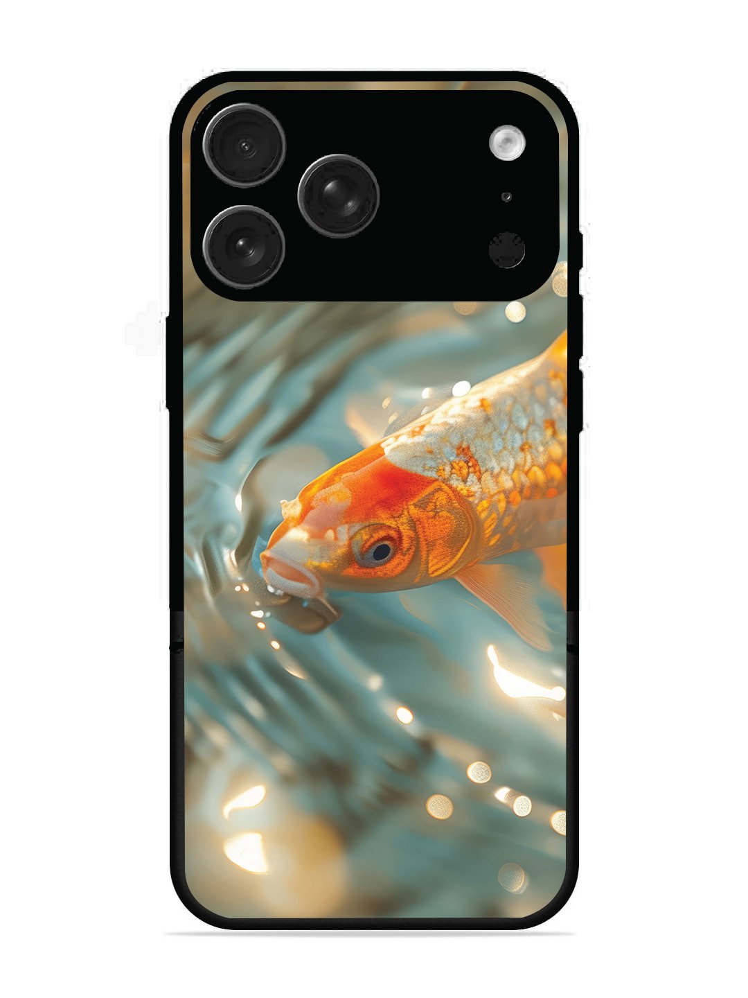 iPhone 17 Pro Max gold-fish-animal