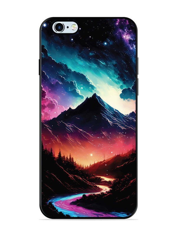iPhone 6 Plus mountain-valley-Colorful-cloud-at-night
