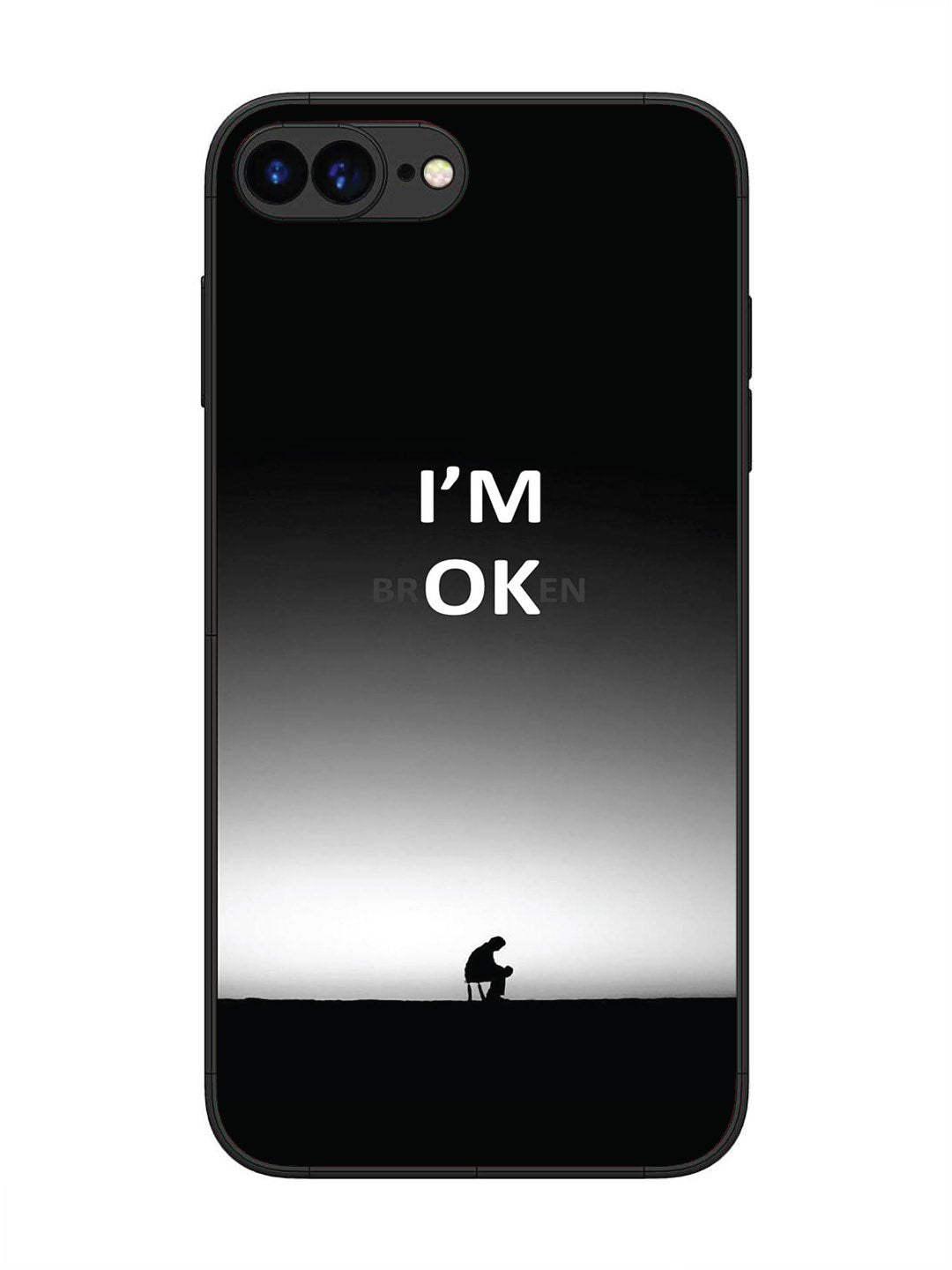 iPhone 7 Plus I'm Broken A man on Chair Alone