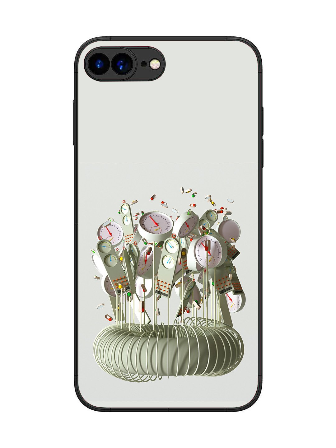 realme 16 Fluid wave pattern Deep Maroon