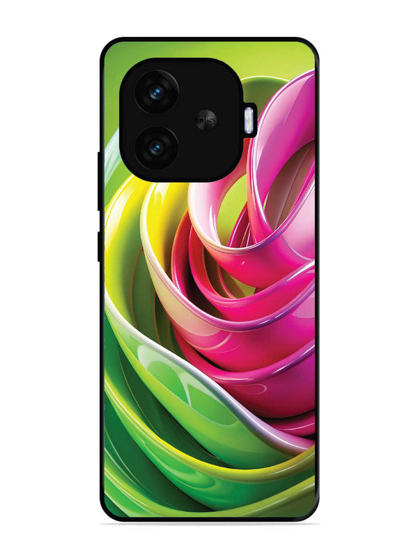 iQoo Neo 10R 5G Vibrant Swirl Glossy Ribbon Art