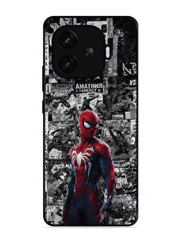 iQoo Neo 10R 5G Spiderman Highlighted on News Paper